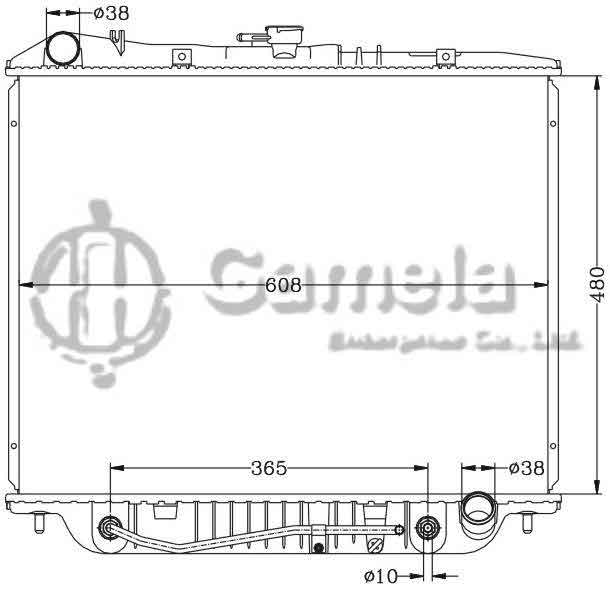 6113013N - Radiator-for-ISUZU-TROOPER-AT