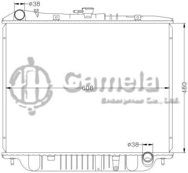 6113014N - Radiator-for-ISUZU-TROOPER-MT