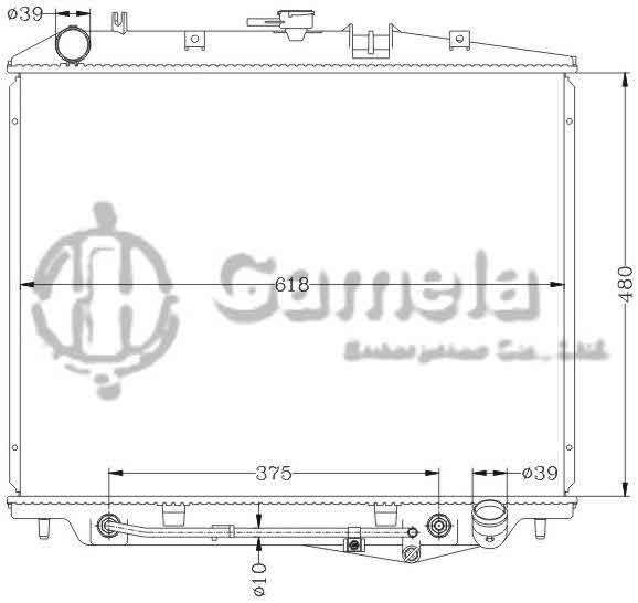 6113015N - Radiator-for-ISUZU-PASSPORT-94-97-AT-ISUZU-RODE0-93-97-AT-OEM-8943752755-6-DPI-2357-2359