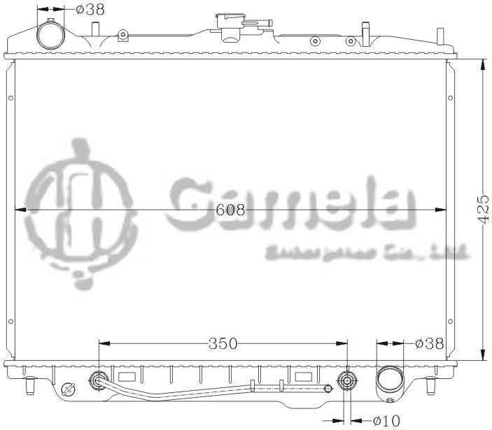 6113017N - Radiator-for-ISUZU-RODEO-3-2L-98-03-AT-ISUZU-AXIOM-02-04-AT-OEM-8973065230-DPI-2195-2445