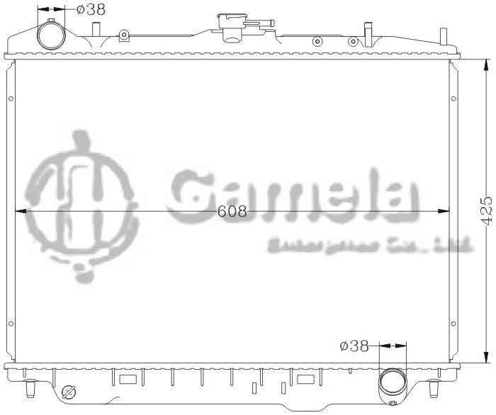 6113018N - Radiator-for-ISUZU-RODEO-3-2L-98-03-MT-ISUZU-AXIOM-02-04-MT