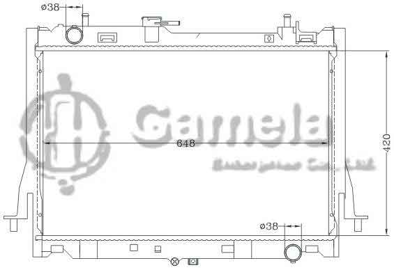 6113024NA - Radiator-for-ISUZU-DMAX-12-2500CC-MT-OEM-8-98137277-4