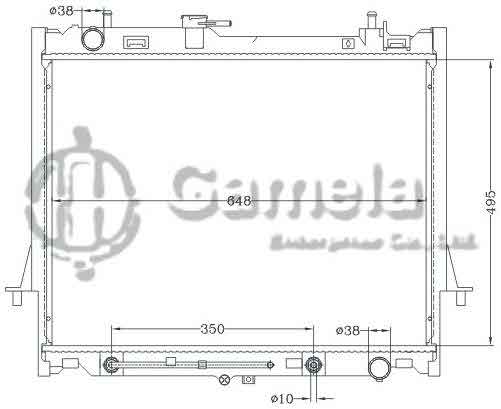 6113025NA - Radiator-for-ISUZU-DMAX-12-3000CC-AT