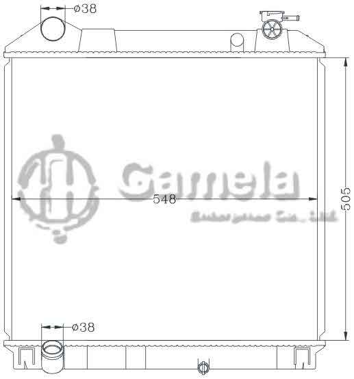 6113027NA - Radiator-for-ISUZU-ELF-MT