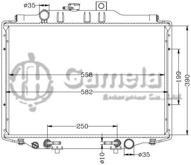 6114005N - Radiator-for-MITSUBISHI-DELICA-86-99-AT-OEM-CW749167