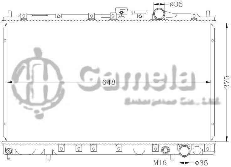 6114012AN - Radiator-for-MITSUBISHI-LANCER-92-94-MT