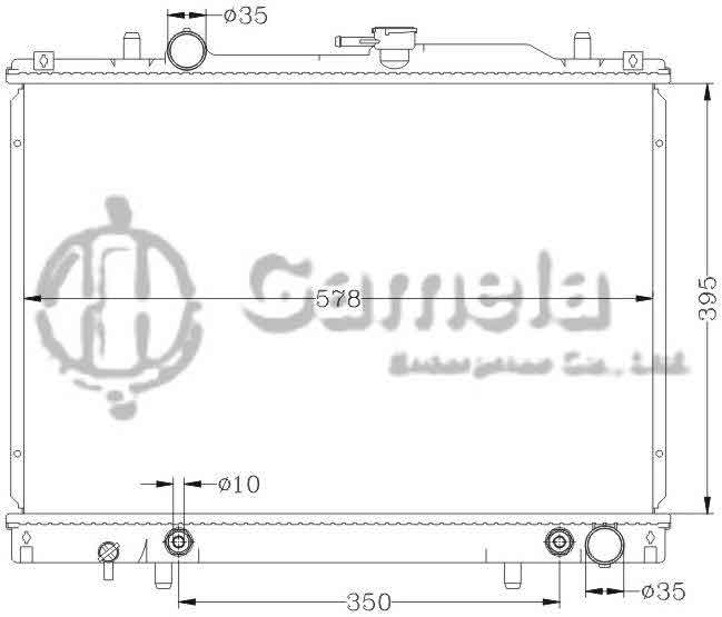 6114013N - Radiator-for-MITSUBISHI-FREECA-97-AT-OEM-MR355050