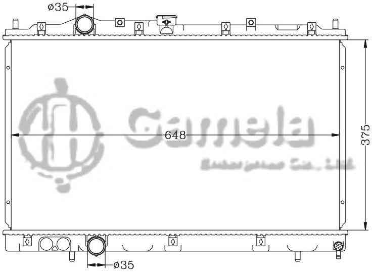 6114022N - Radiator-for-MITSUBISHI-LANCER-95-99-CK1-6-MT-OEM-MR187961-MR187964-MR204532-DPI-2208