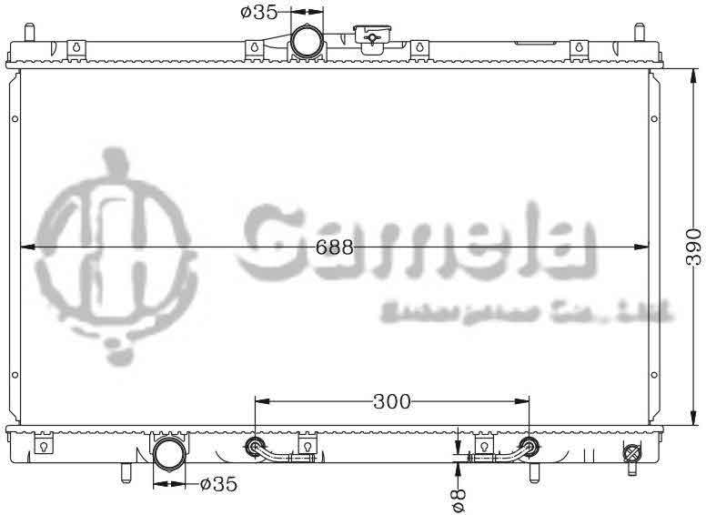 6114023N - Radiator-for-MITSUBISHI-LANCER-01-DIESEL-AT