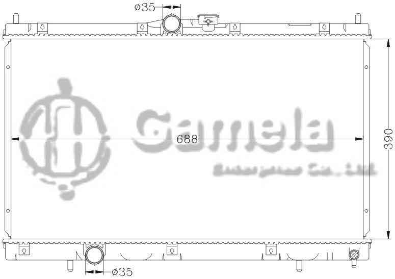 6114024N - Radiator-for-MITSUBISHI-LANCER-01-DIESEL-MT