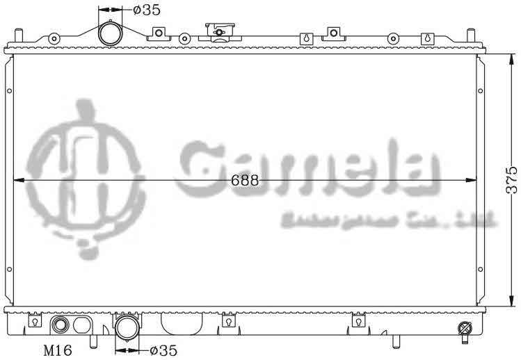 6114026AN - Radiator-for-MITSUBISHI-LANCER-00-MT