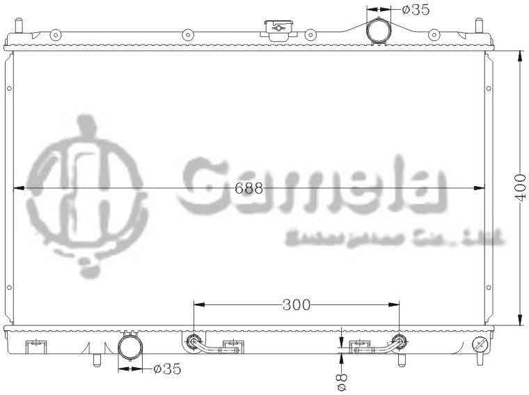 6114033N - Radiator-for-MITSUBISHI-LANCER-01-APM-AT