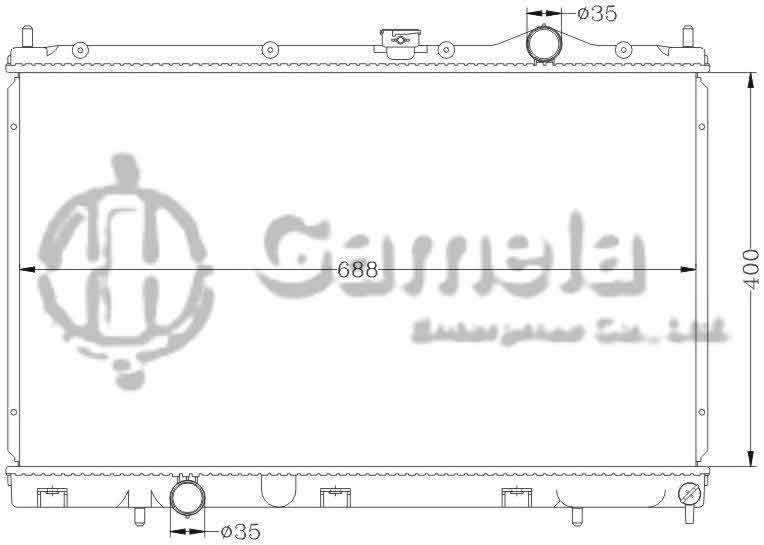 6114034N - Radiator-for-MITSUBISHI-LANCER-01-APM-MT