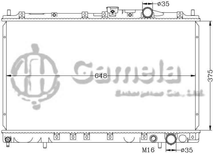 6114046AN - Radiator-for-MITSUBISHI-GLANT-E52A-4G93-93-96-MT