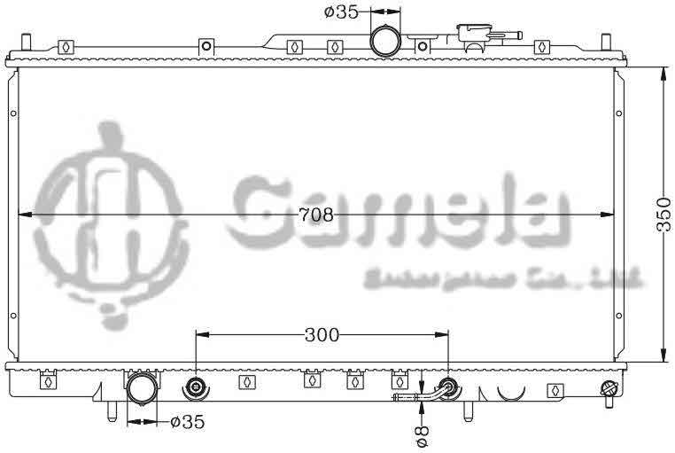 6114055N - Radiator-for-MITSUBISHI-ECLIPSE-99-05-AT-MITSUBISHI-SEBRING-STRAUS-01-06-AT-OEM-MR355474-MR373101-MR431145-DPI-2406-2438