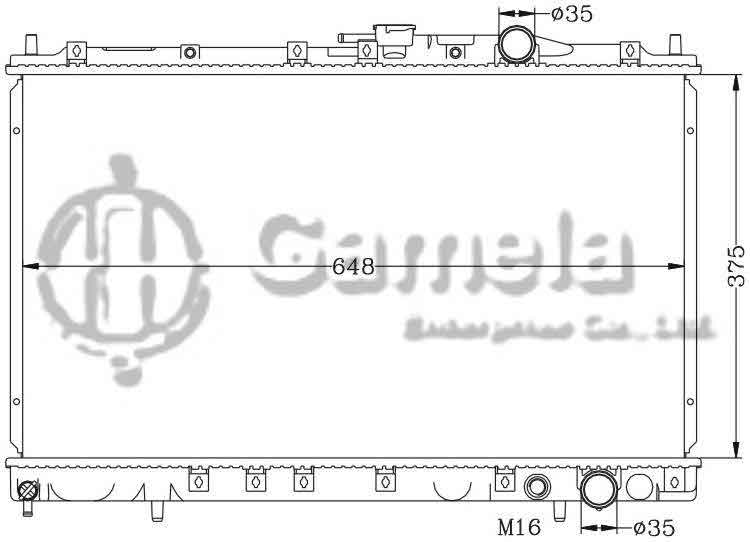 6114062AN - Radiator-for-MITSUBISHI-SPACE-WAGON-CHARIOT-N31-34-MT