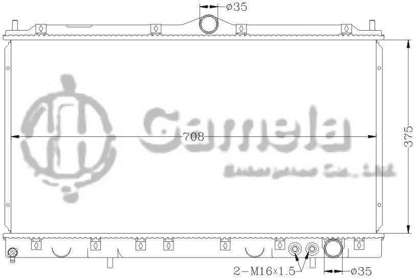 6114066N - Radiator-for-MITSUBISHI-GTO-3000-91-97-MT-OEM-MB605453