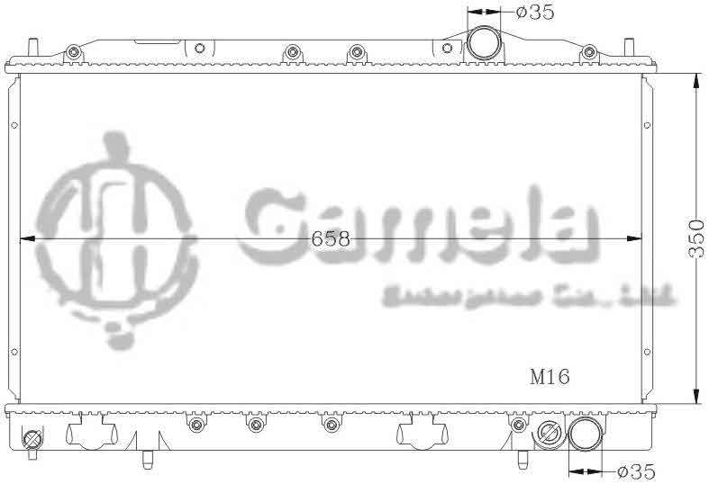 6114074N - Radiator-for-MITSUBISHI-ECLIPSE-LASER-90-94-MT-MITSUBISHI-TALON-90-94-MT-OEM-MB538505-MB538507-DPI-1949