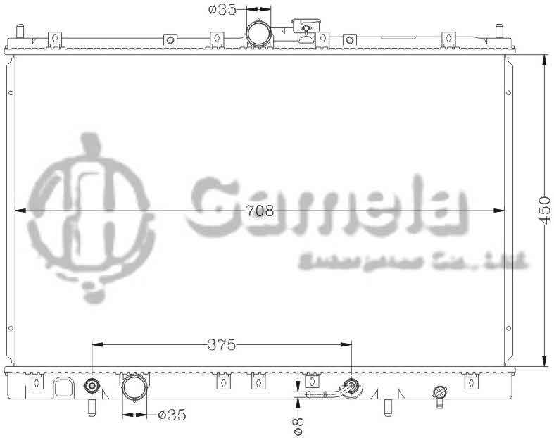 6114083N - Radiator-for-MITSUBISHI-SPACE-WAGON-CHARIOT-N84-AT-OEM-MR281547-MR312099