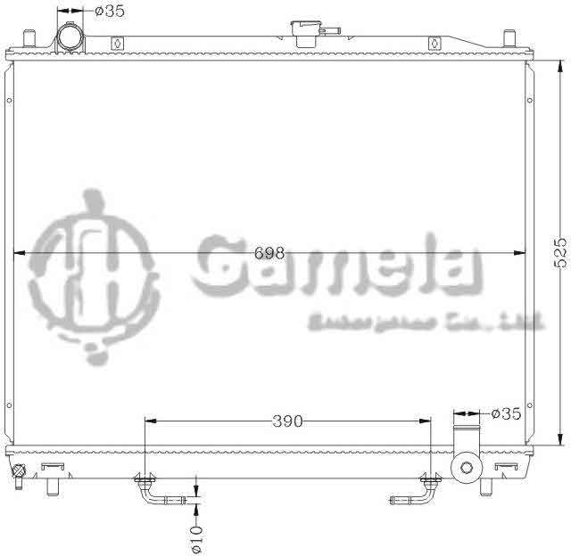 6114091AN - Radiator-for-MITSUBISHI-PAJERO-V73-07-AT