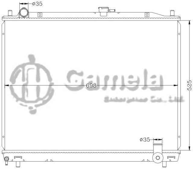 6114092AN - Radiator-for-MITSUBISHI-PAJERO-V73-07-MT