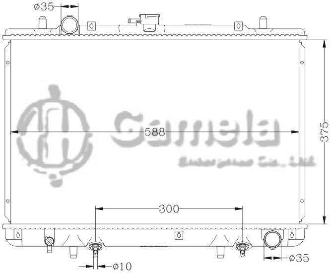 6114093N - Radiator-for-MITSUBISHI-PICKUP-L200-98-AT-OEM-MR127854