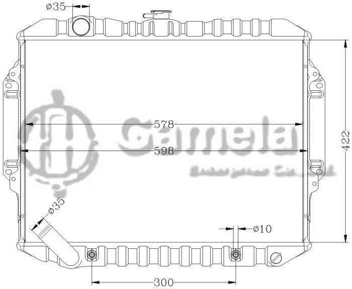 6114117N - Radiator-for-MITSUBISHI-PAJERO-V33-92-96-AT-DPI-15042071