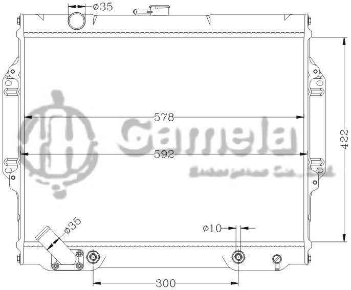 6114119N - Radiator-for-MITSUBISHI-PAJERO-V33-92-96-AT-DPI-15042071