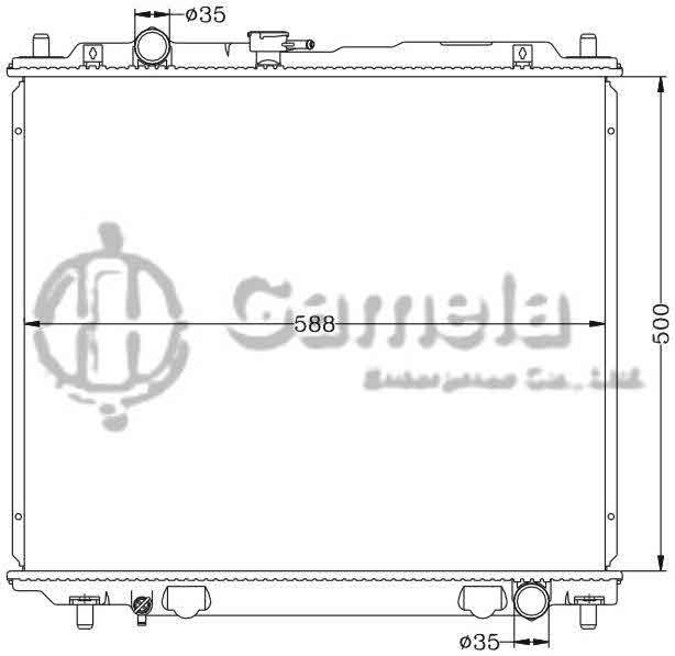 6114126N - Radiator-for-MITSUBISHI-V46-93-98-MT-OEM-MB890954