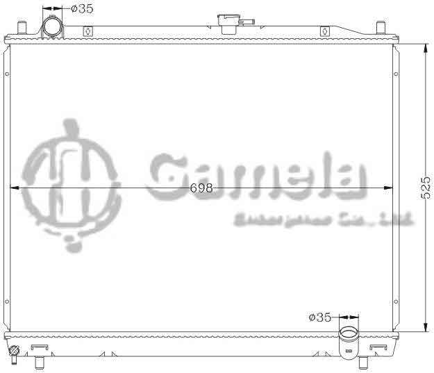 6114130N - Radiator-for-MITSUBISHI-PAJERO-V73-07-MT