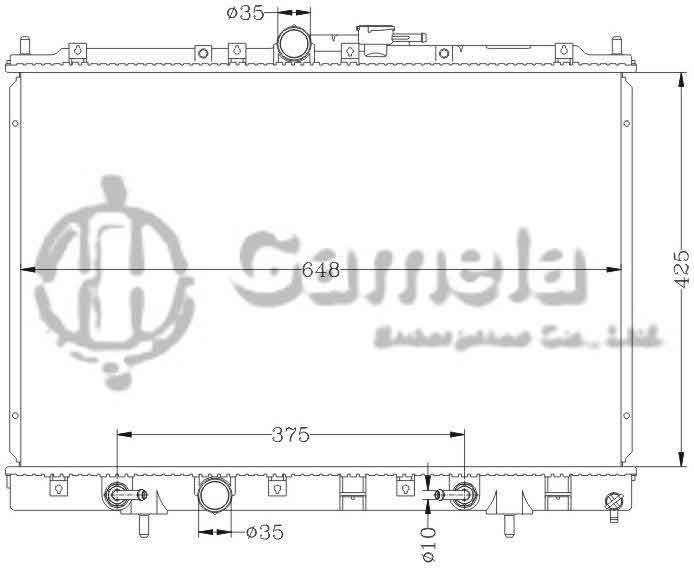 6114131N - Radiator-for-MITSUBISHI-PAJERO-99-AT-OEM-MR373172