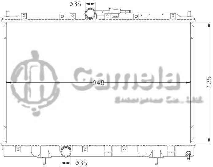 6114132N - Radiator-for-MITSUBISHI-PAJERO-99-MT-OEM-MR431239