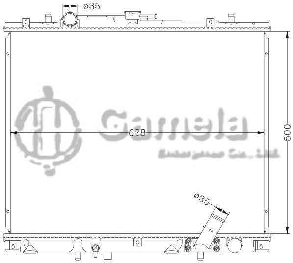 6114138N - Radiator-for-MITSUBISHI-CARISMA-MT-OEM-MB299522