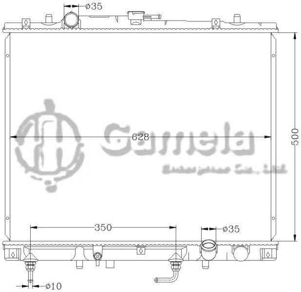 6114139N - Radiator-for-MITSUBISHI-MONTERO-SPORT-97-04-AT-OEM-MN171180-MR239623