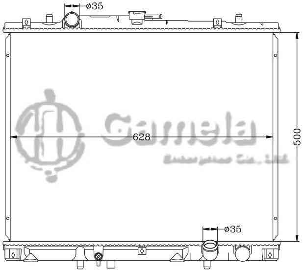 6114140N - Radiator-for-MITSUBISHI-MONTERO-SPORT-97-04-MT-OEM-MN171179-MR239622