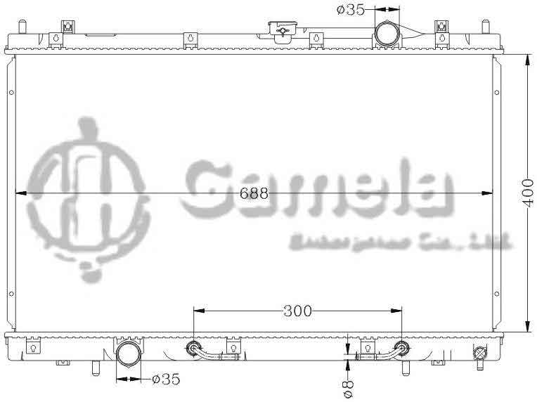 6114159N - Radiator-for-MITSUBISHI-LANCER-07-AT