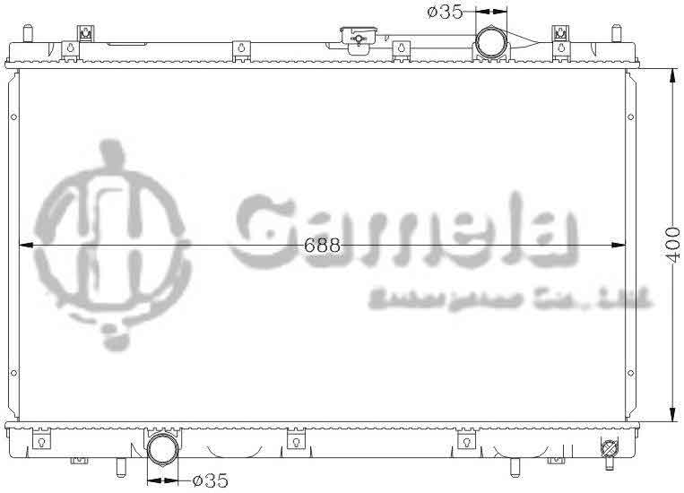 6114160N - Radiator-for-MITSUBISHI-LANCER-07-MT