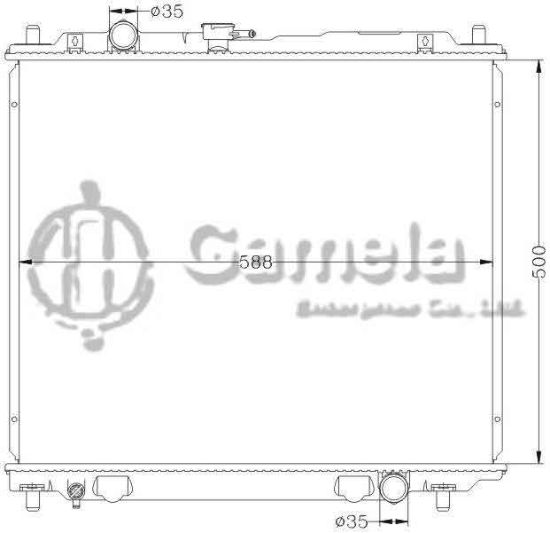 6114168N - Radiator-for-MITSUBISHI-PAJERO-V46-93-98-MT-OEM-MB890956