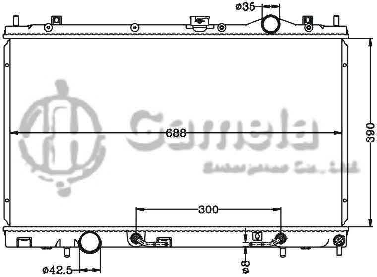 6114173N - Radiator-for-MITSUBISHI-LANCER-09-AT