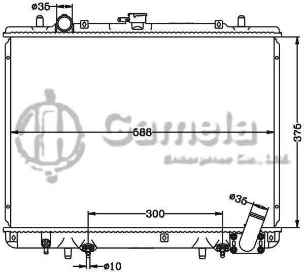 6114179N - Radiator-for-MITSUBISHI-PICKUP-L200-AT