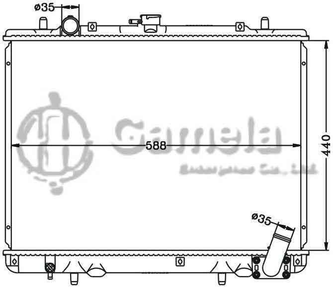 6114182N - Radiator-for-MITSUBISHI-PICKUP-L200-MT