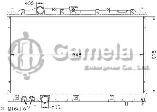 6114184NA - Radiator-for-MITSUBISHI-LANCER-95-99-CK1-6-MT-MITSUBISHI-MIRAGE-97-02-MT