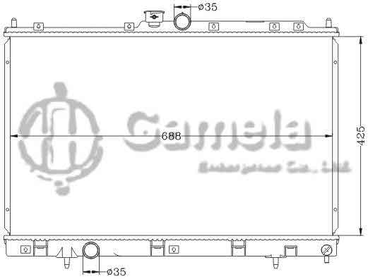 6114186NA - Radiator-for-MITSUBISHI-OUTLANDER-2001-MT