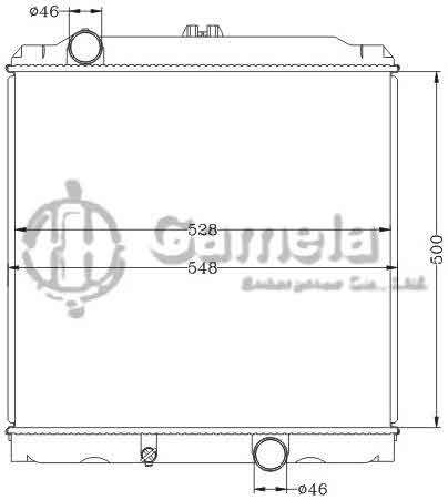 6114194NA - Radiator-for-MITSUBISHI-CANTER-93-36-MT-OEM-MC127001-ME291794