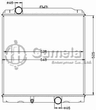 6114199NA - Radiator-for-MITSUBISHI-CANTER-4M50-99-MT-OEM-ME299308