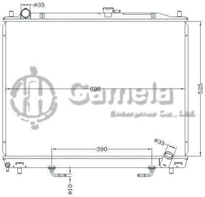 6114205NA - Radiator-for-MITSUBISHI-PAJERO-V80-06-AT-OEM-MR404689-MR968285