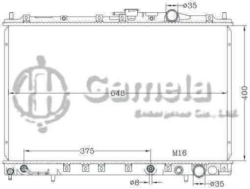 6114206NA - Radiator-for-MITSUBISHI-CHARIOT-92-94-AT-MITSUBISHI-RVR-SPACE-WAGON-92-94-AT