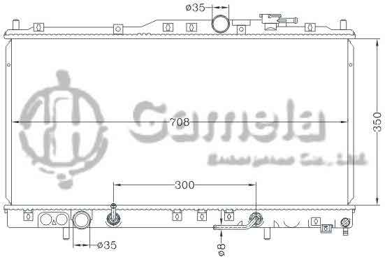 6114209NA - Radiator-for-MITSUBISHI-ECLIPSE-99-AT-DPI-2406