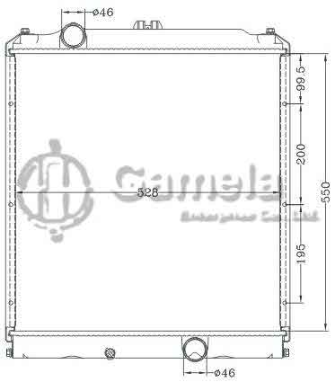 6114212NA - Radiator-for-MITSUBISHI-CANTER-95-98-MT