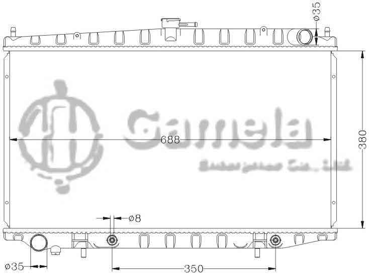 6115005AN - Radiator-for-NISSAN-ALTIMA-AT